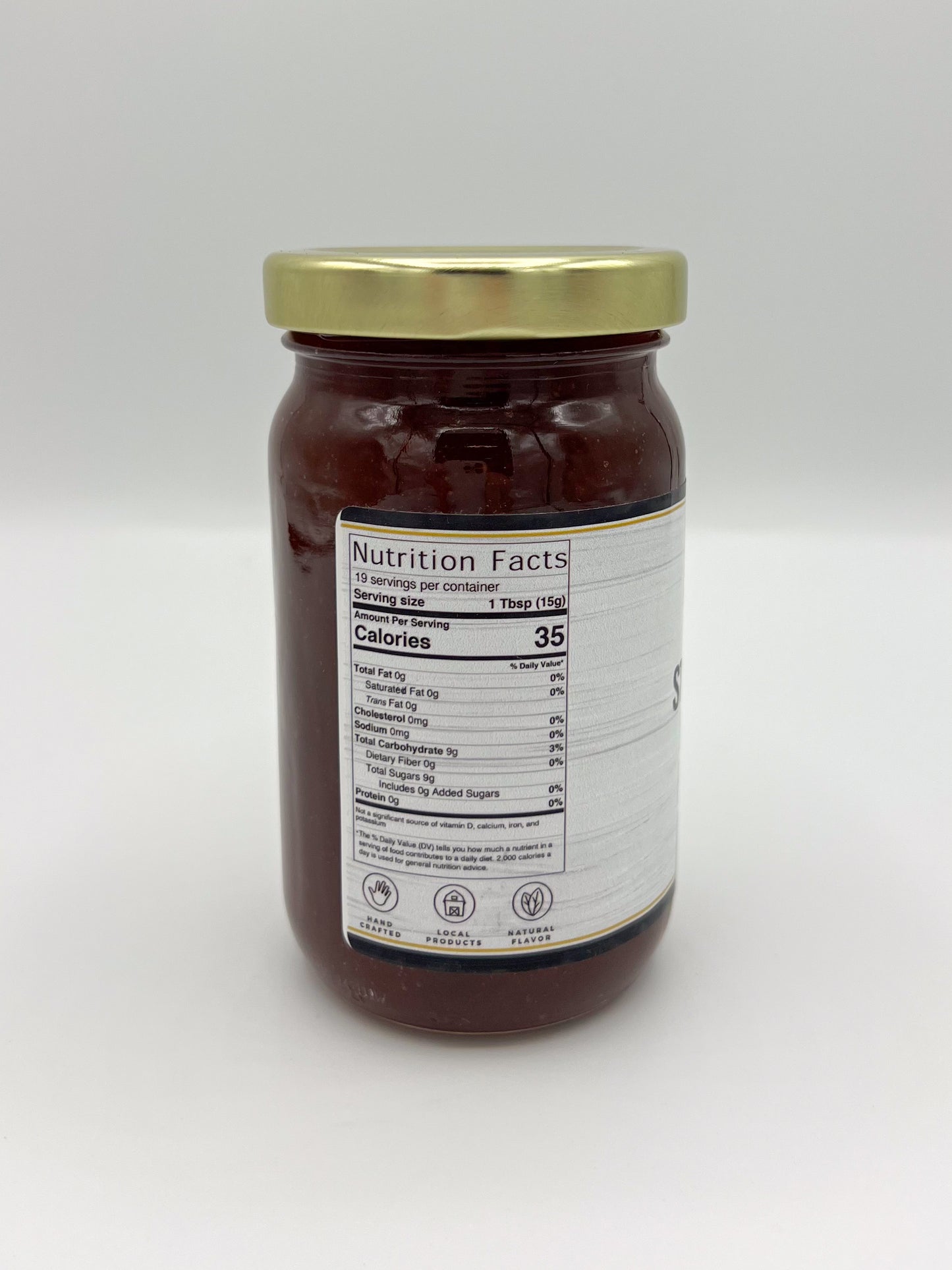 FARMER'S CHOICE 10 OZ STRAWBERRY RHUBARB PRESERVES