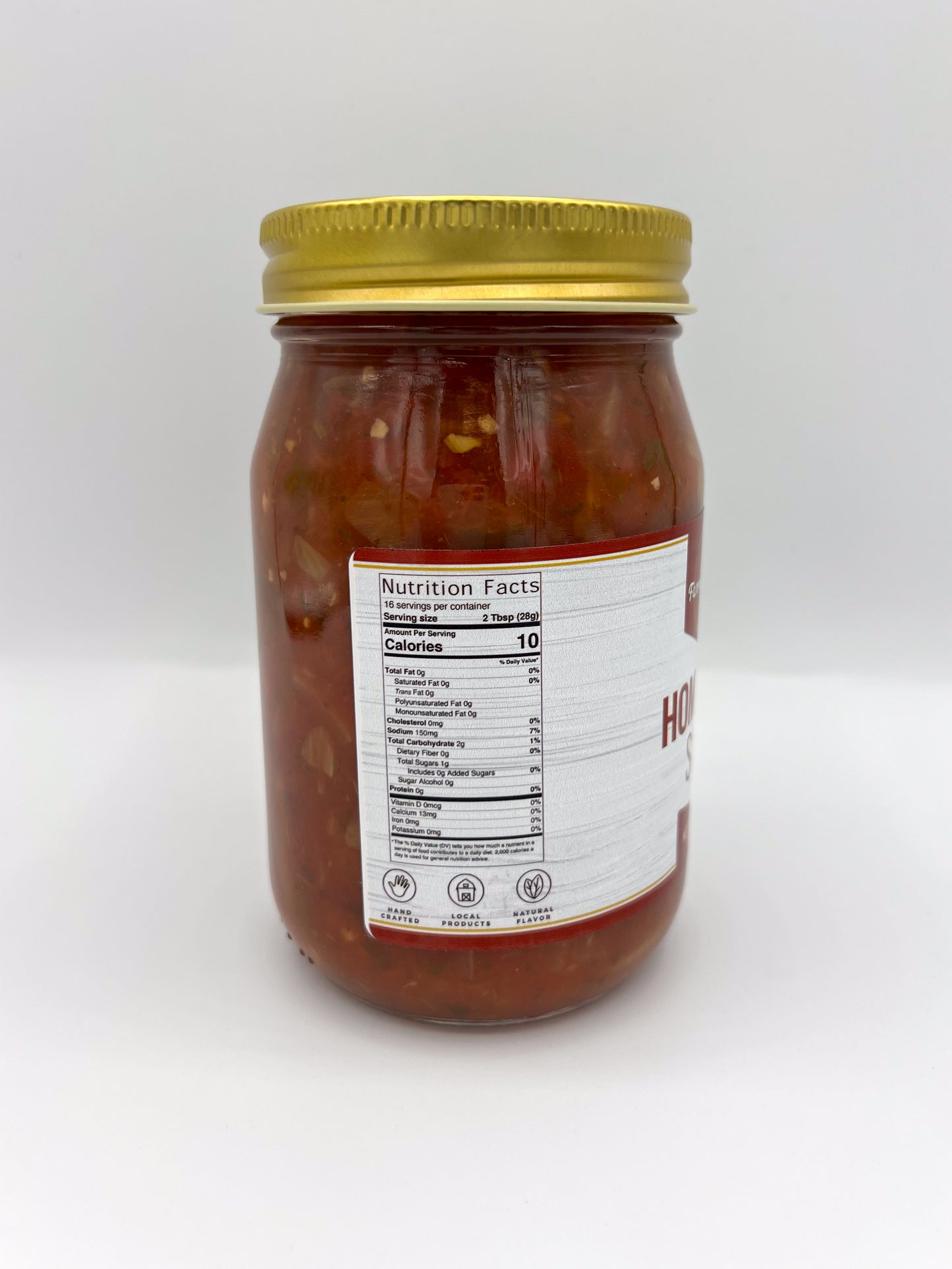 FARMER'S CHOICE 16 OZ MILD CHUNKY HOMESTYLE SALSA