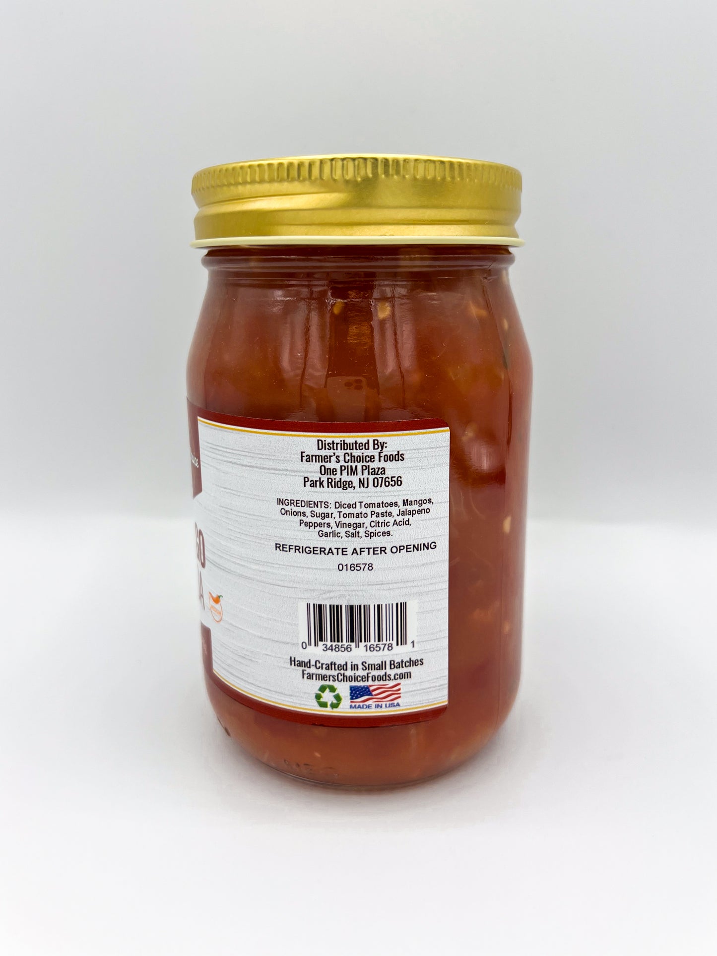 FARMER'S CHOICE 17 OZ MEDIUM MANGO SALSA