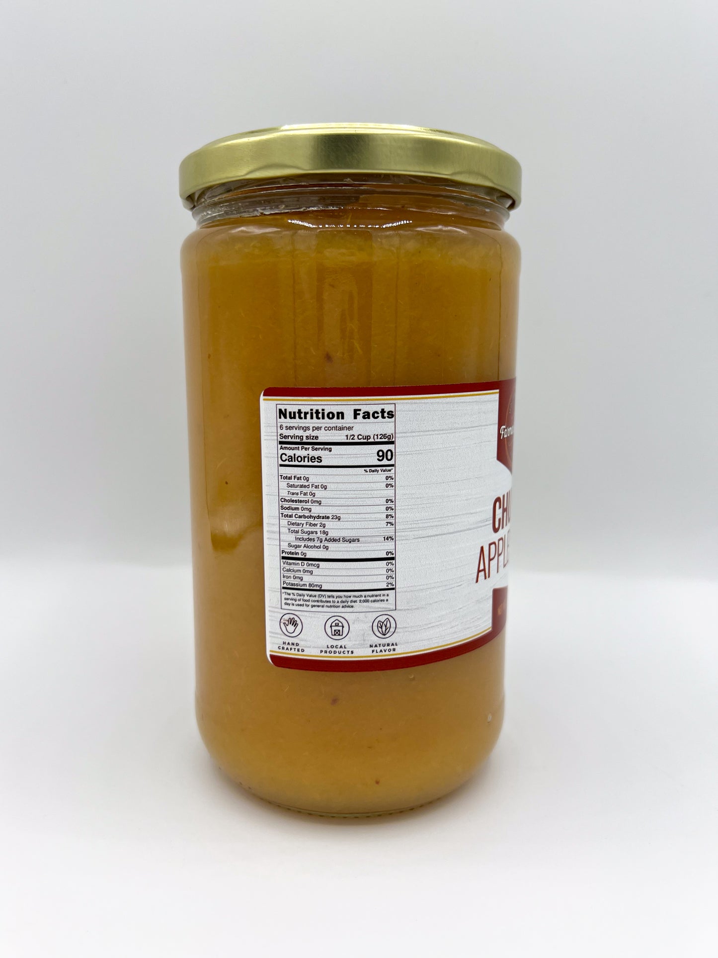 FARMER'S CHOICE 25 OZ CHUNKY APPLE SAUCE