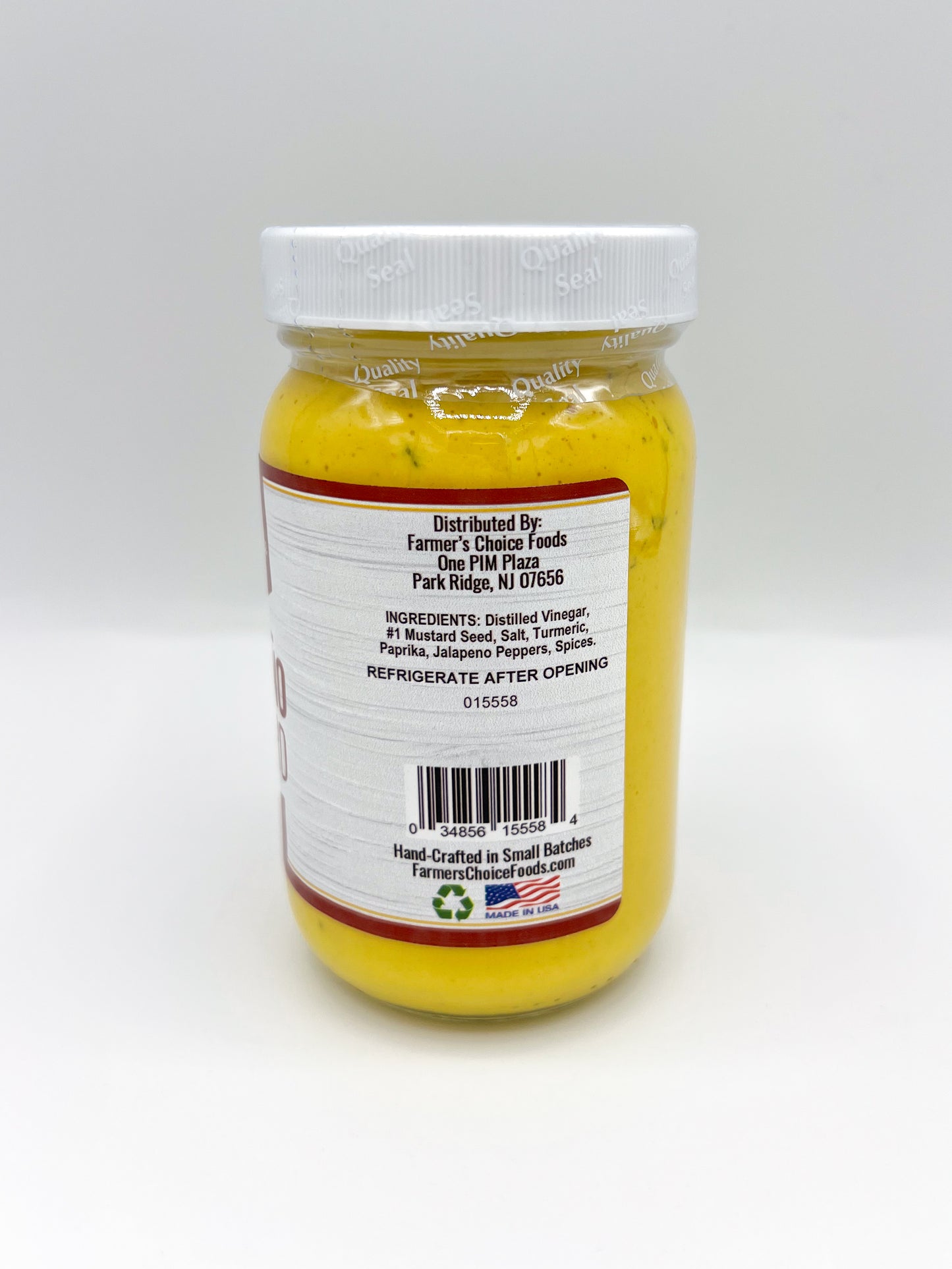FARMER'S CHOICE 8 OZ JALAPEÑO MUSTARD