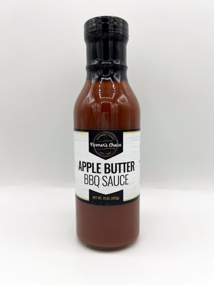 FARMER'S CHOICE 15 OZ APPLE BUTTER BBQ SAUCE