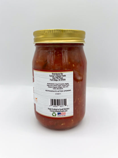 FARMER'S CHOICE 17 OZ MEDIUM APPLE SALSA