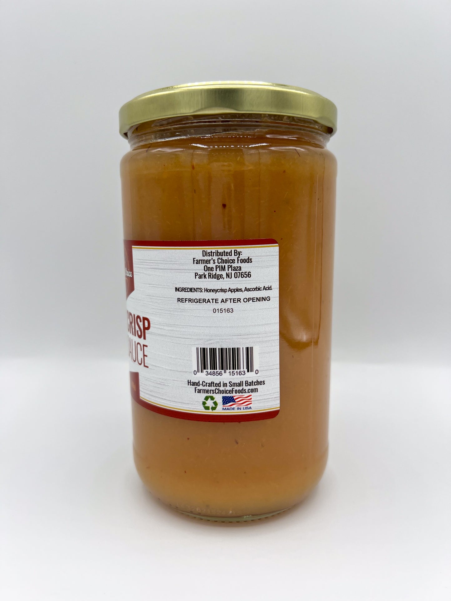 FARMER'S CHOICE 25 OZ HONEYCRISP APPLE SAUCE