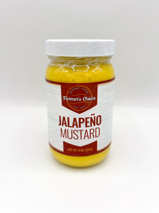 FARMER'S CHOICE 8 OZ JALAPEÑO MUSTARD