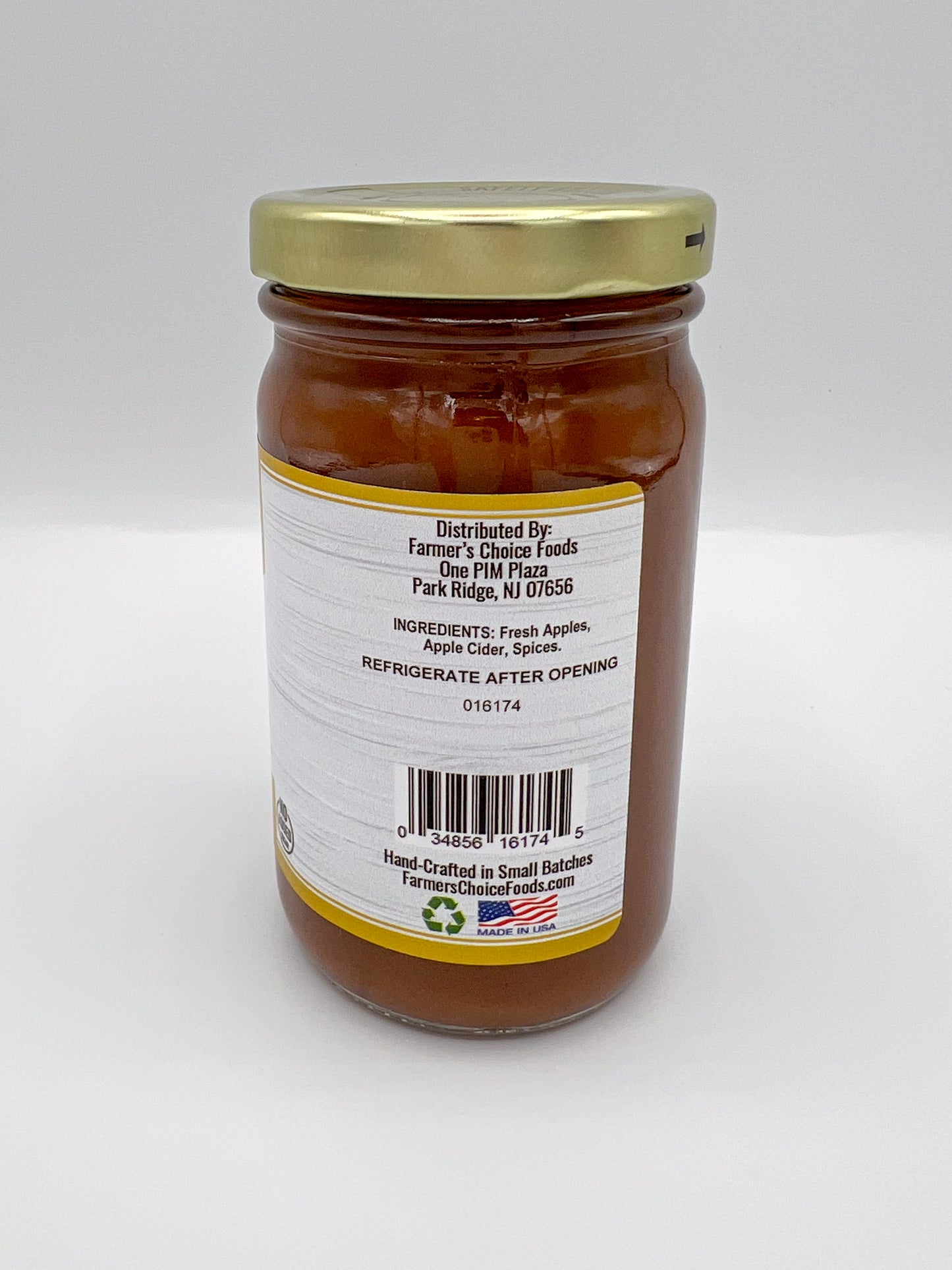 FARMER'S CHOICE 9 OZ NO SUGAR ADDED APPLE BUTTER